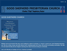 Tablet Screenshot of goodshepherdpresbyterian.org